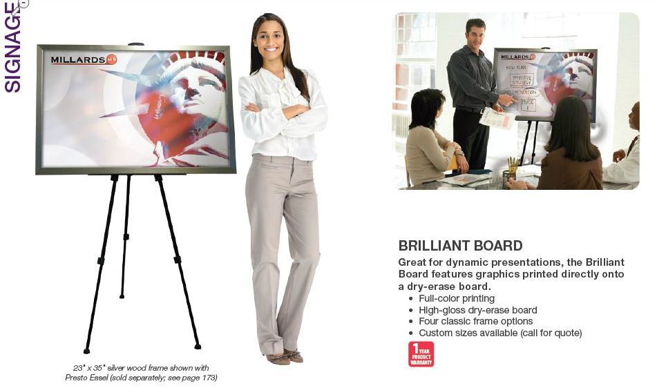 Custom Dry Erase Boards Promotional Items for Displays